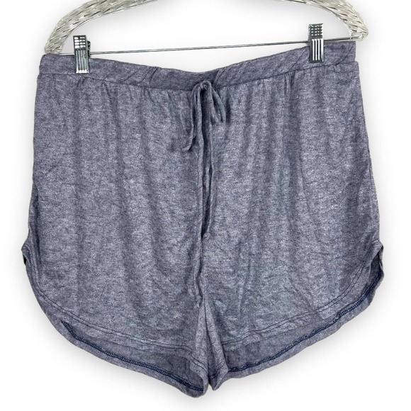 Fashion Nova Gray/Blue Lounge Shorts - Picture 1 of 5